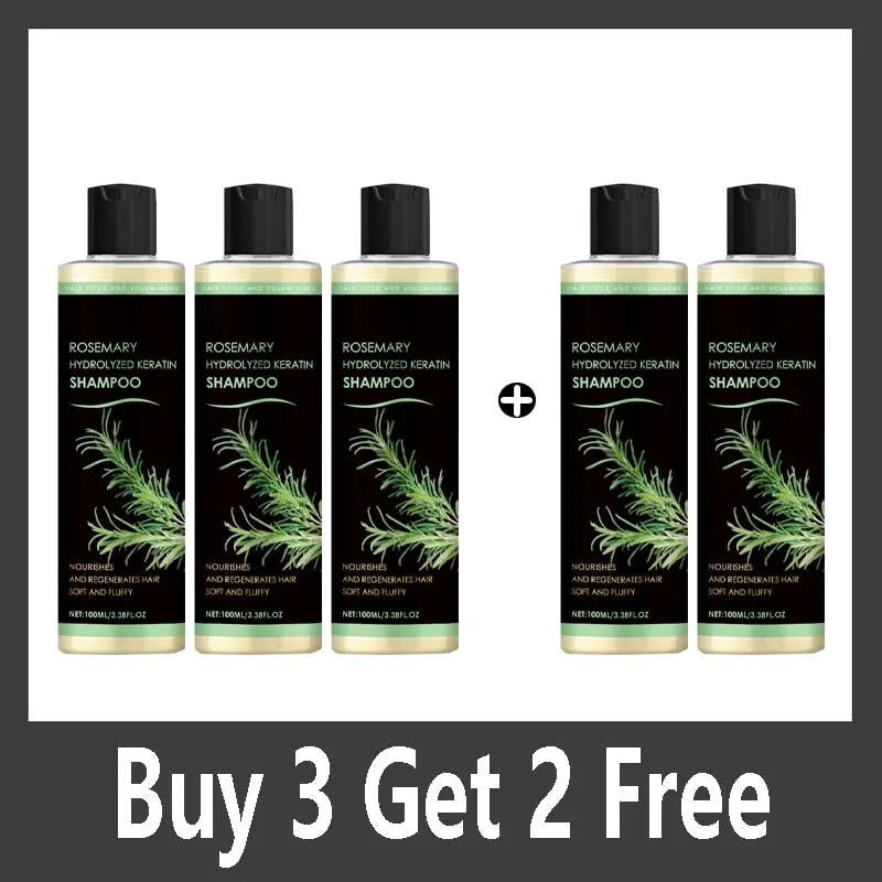 Organic Rosemary Shampoo for Hair Growth Natural Thickening & Strengthening Shampoo with Hydrolyzed Keratin Hair Care