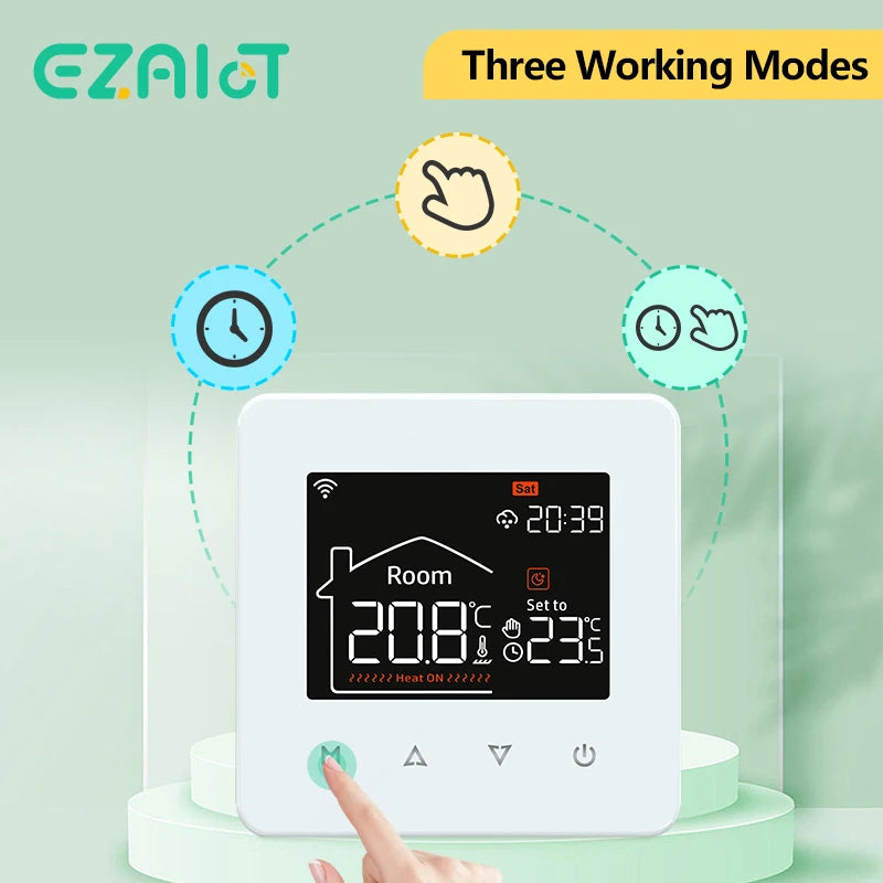 WiFi Smart Thermostat for Electric & Water Floor Heating | Tidesmit Tidesmit