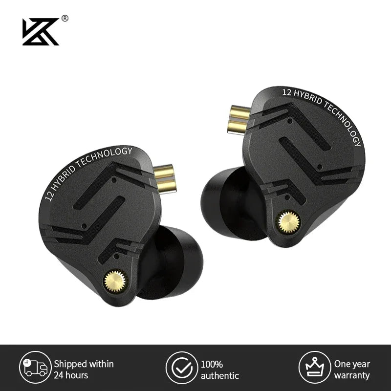 Tidesmit 1DD+5BA Hybrid In-Ear Monitors | HiFi Bass Wired Earphones Tidesmit