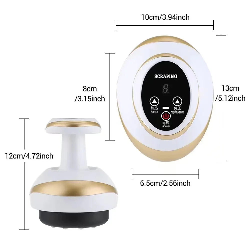 Electric Guasha Body Massager with Heat Therapy for Muscle Relief Body Shaping Massage Equipment Tidesmit