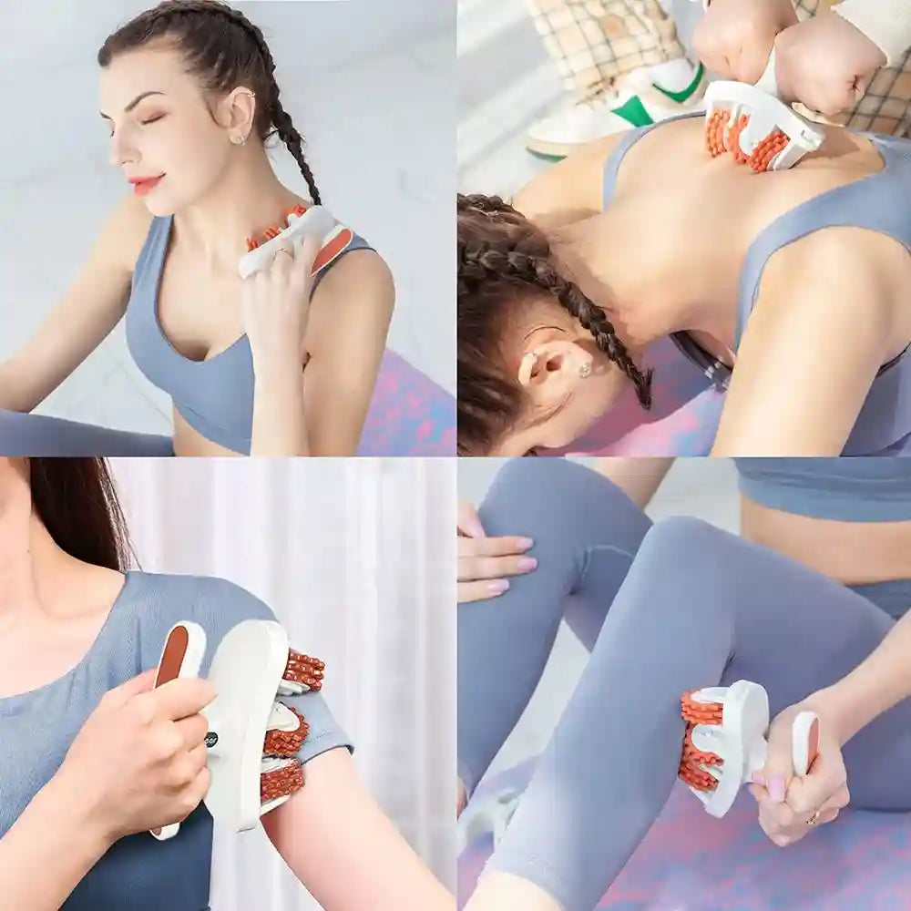 Cellulite Massage Roller for Deep Tissue Muscle Relief - Tidesmit Massage Roller Tidesmit