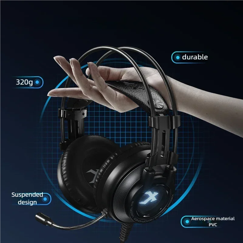 7.1 Surround Sound Gaming Headset with Noise Cancelling Mic - Tidesmit Tidesmit