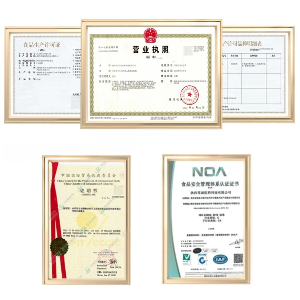 Tidesmit 99% Urolithin A CAS 1143-70-0 supplement safety certification and quality assurance documents.
