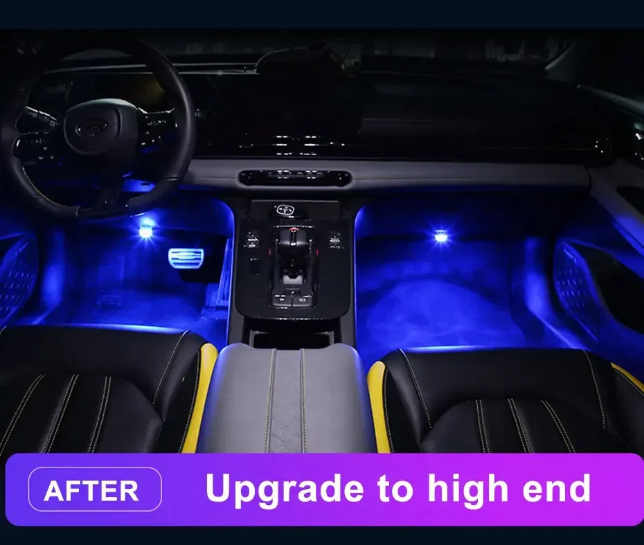 Wireless LED Car Interior Lights - Multi-Color Adhesive Set Tidesmit