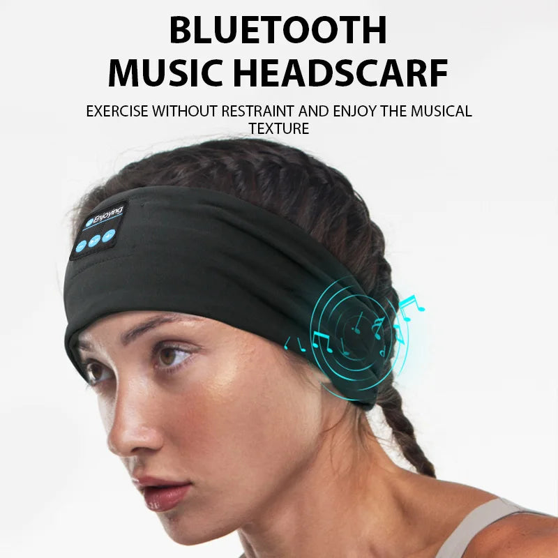 Bluetooth Sleep Headphones Headband – Wireless Sports Soft Fabric Band Tidesmit