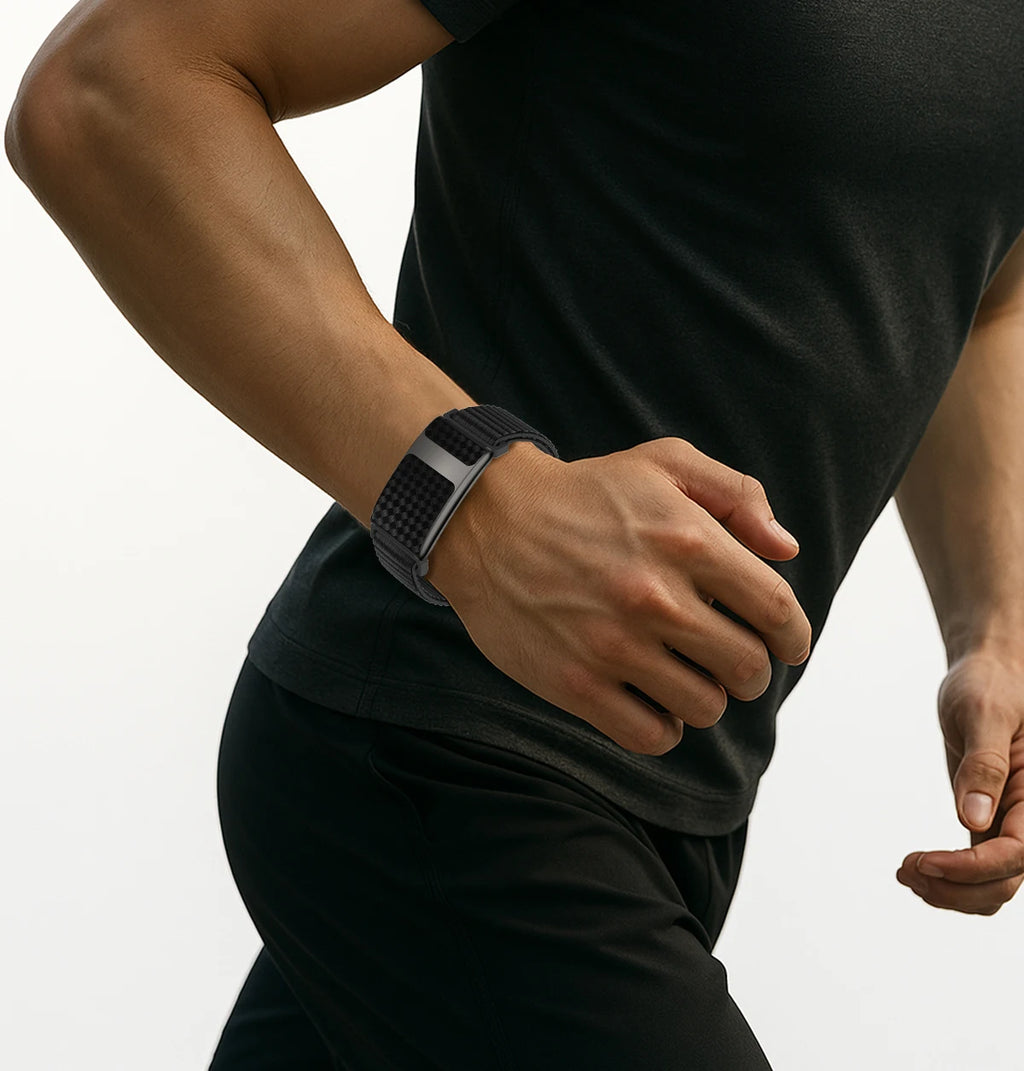 VWAR FLOW ECG Smart Fitness Bracelet Heart Rate Blood Oxygen Sleep Monitor Body Temperature Stress Tracker Women Men Health Band