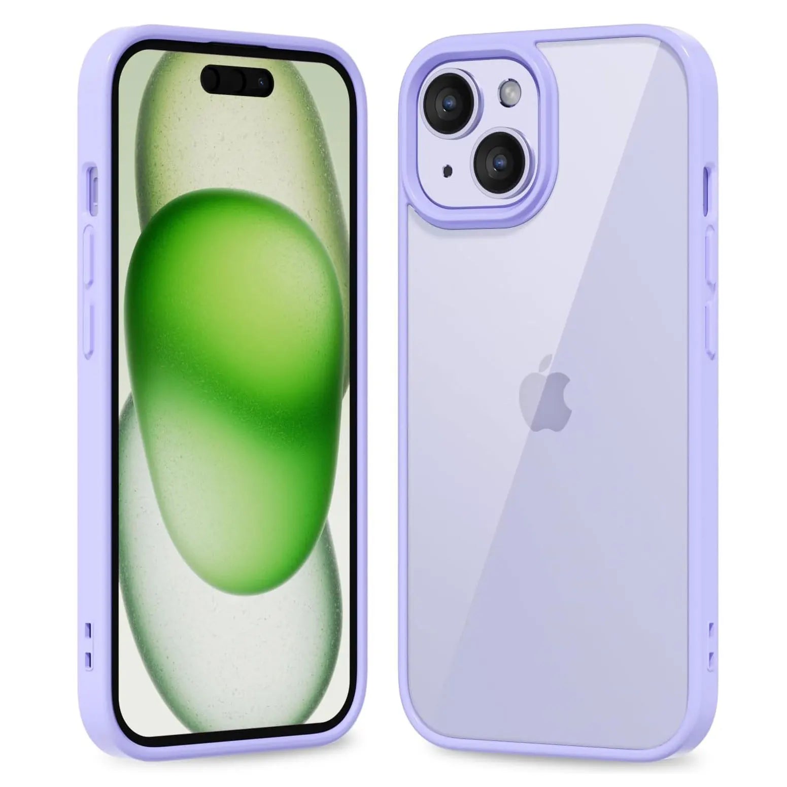 iPhone 16 Shockproof Transparent Case - Durable Military-Grade Protection Purple Tidesmit