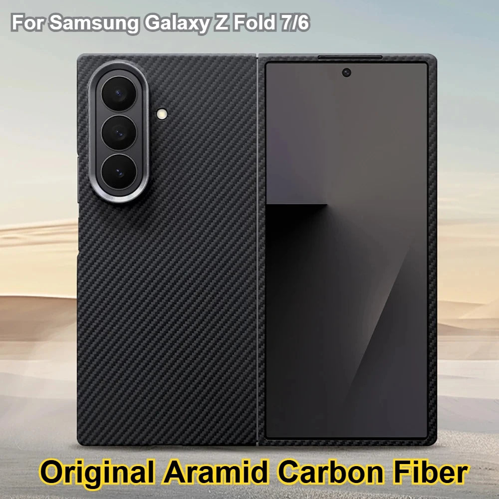 Galaxy Z Fold 7 Aramid Carbon Fiber Case with MagSafe Slim Fit Tidesmit
