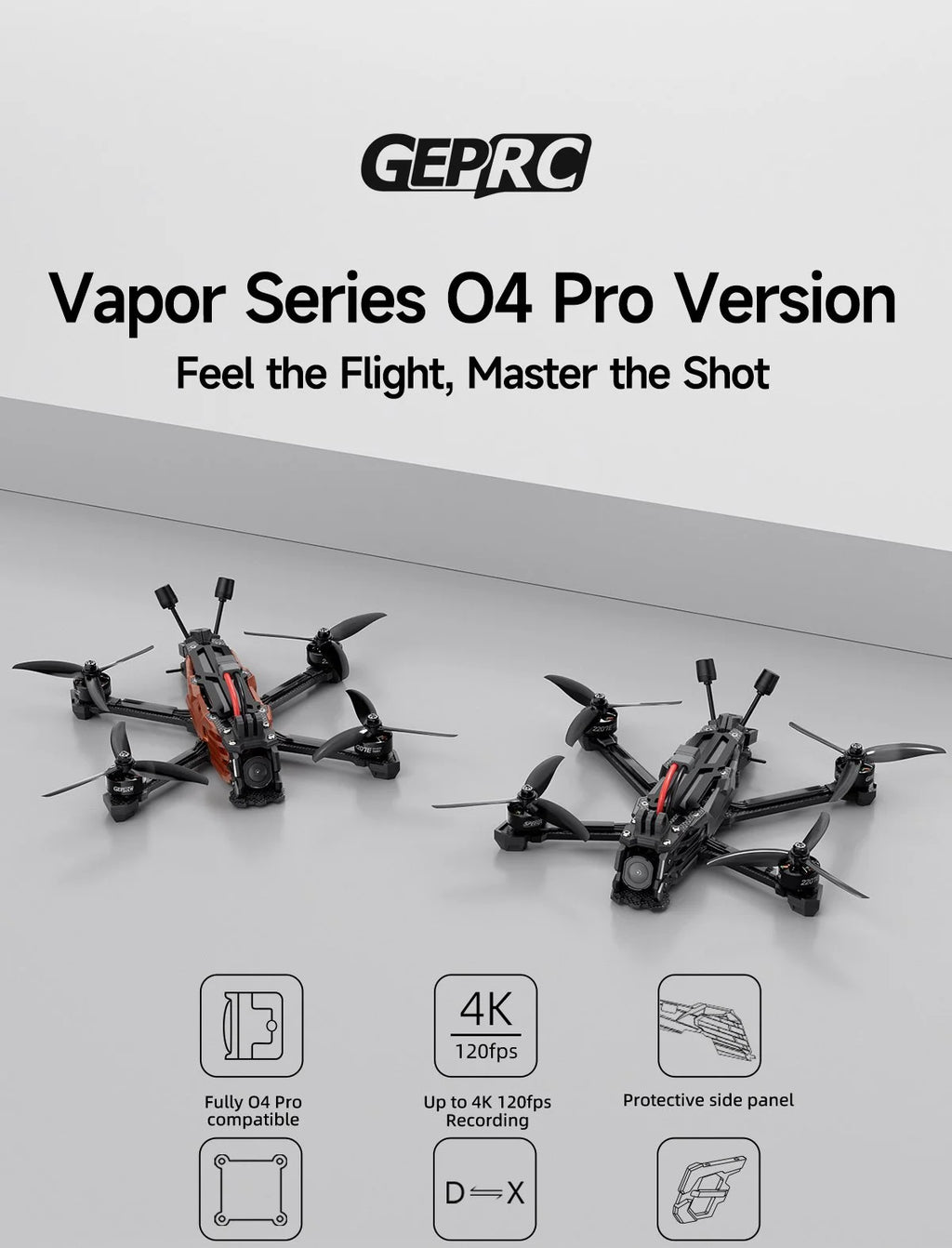 FPV Drone 5 Inch O4 Pro HD Freestyle - ELRS 2.4G High-Speed Racing Drone Tidesmit