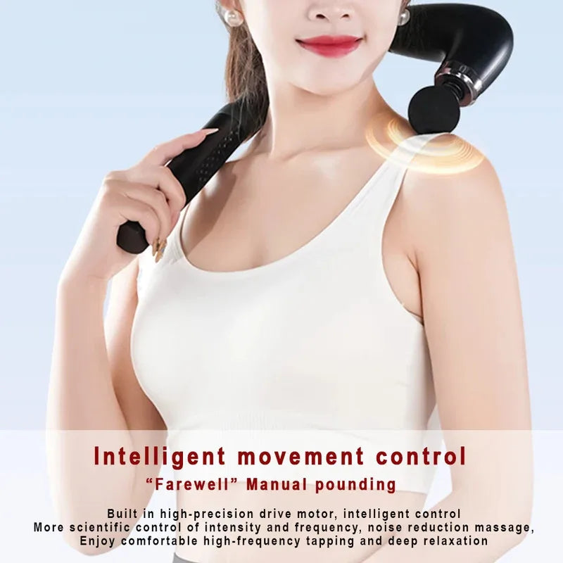 Deep Tissue Massage Gun – Portable Electric Muscle Relief Tool Body Shaping Massage Equipment Tidesmit