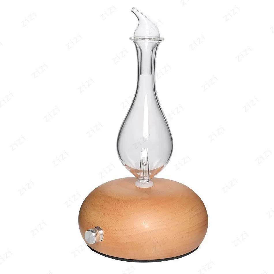 Solid Wood Essential Oil Hotel Home Diffuser Silent Pure Oil Diffuser Waterless Essential Oil Atomizer Diffuser