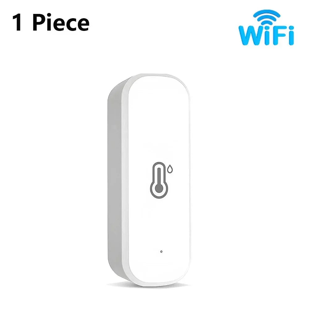 WiFi Temperature Humidity Sensor – Smart Home Remote Climate Monitor 1 Piece Tidesmit