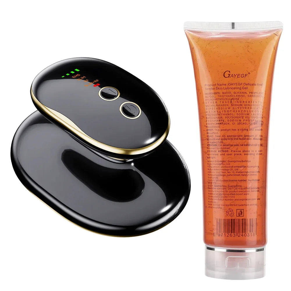 EMS RF Body Slimming Machine with LED Heat Therapy - Tidesmit Body Shaping Massage Equipment Black add 1pc gel Tidesmit