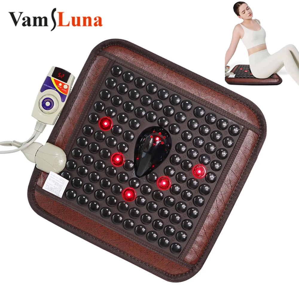 Infrared Jade Massage Cushion | Heated Tourmaline Deep Tissue Support Massage Cushion Tidesmit