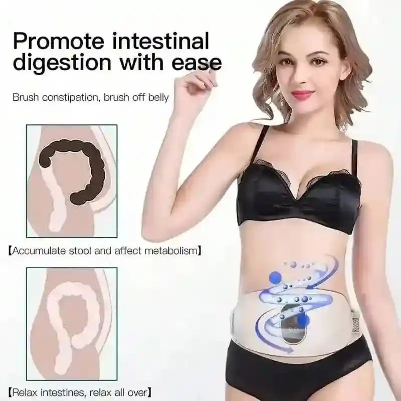 Abdominal Slimming Massage Belt - Rechargeable Heat Therapy Massager Massage Roller Tidesmit