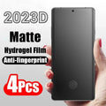 Matte Hydrogel Screen Protector for Samsung Galaxy - 4 Pack Bundle 4Pieces Tidesmit