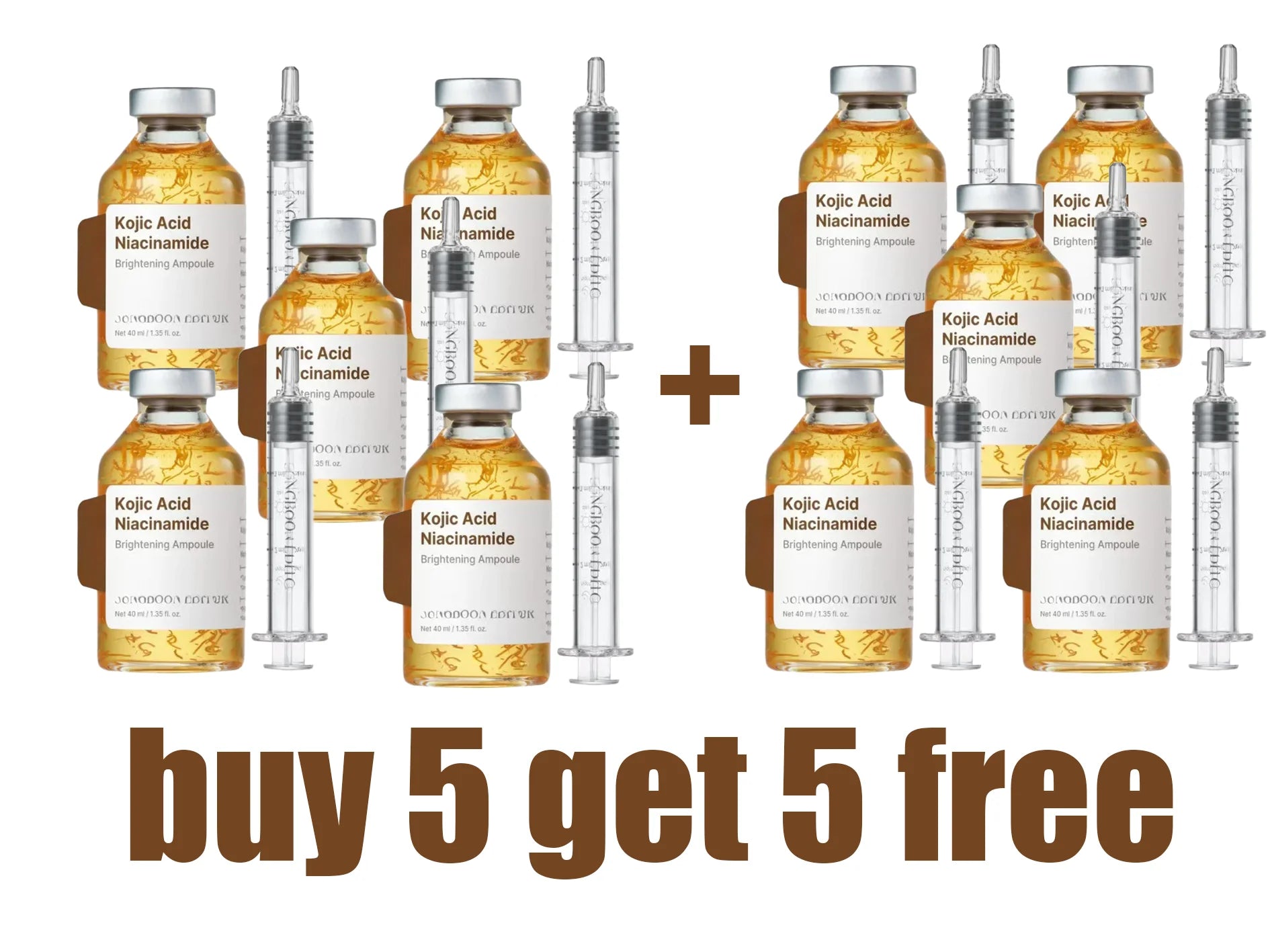 Kojic Acid Turmeric Facial Ampoule Serum With Niacinamide Deep Moisturizing Nourishing Essence