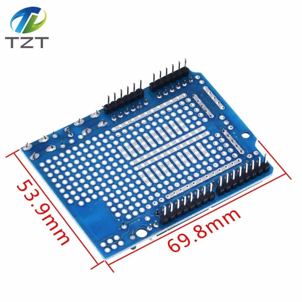 Smart Electronics UNO Proto Shield prototype expansion board with SYB-170 mini breadboard based For arduino UNO ProtoShield DIY