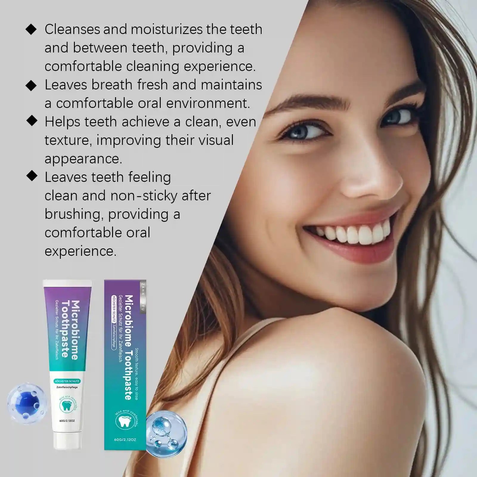 Tidesmit teeth whitening toothpaste with fresh mint flavor for stain removal and plaque control
