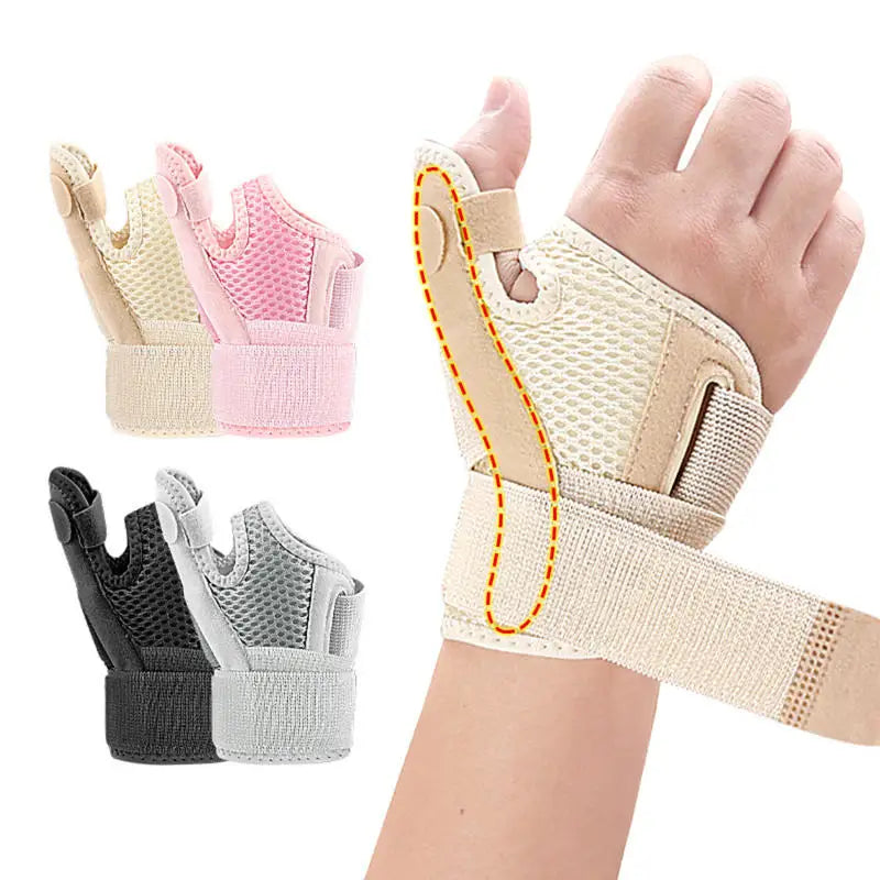 Breathable Flexible Wrist Splint Thumb Support Brace Comfortable Thumb Protector Guard Relieve Discomfort From Arthritis