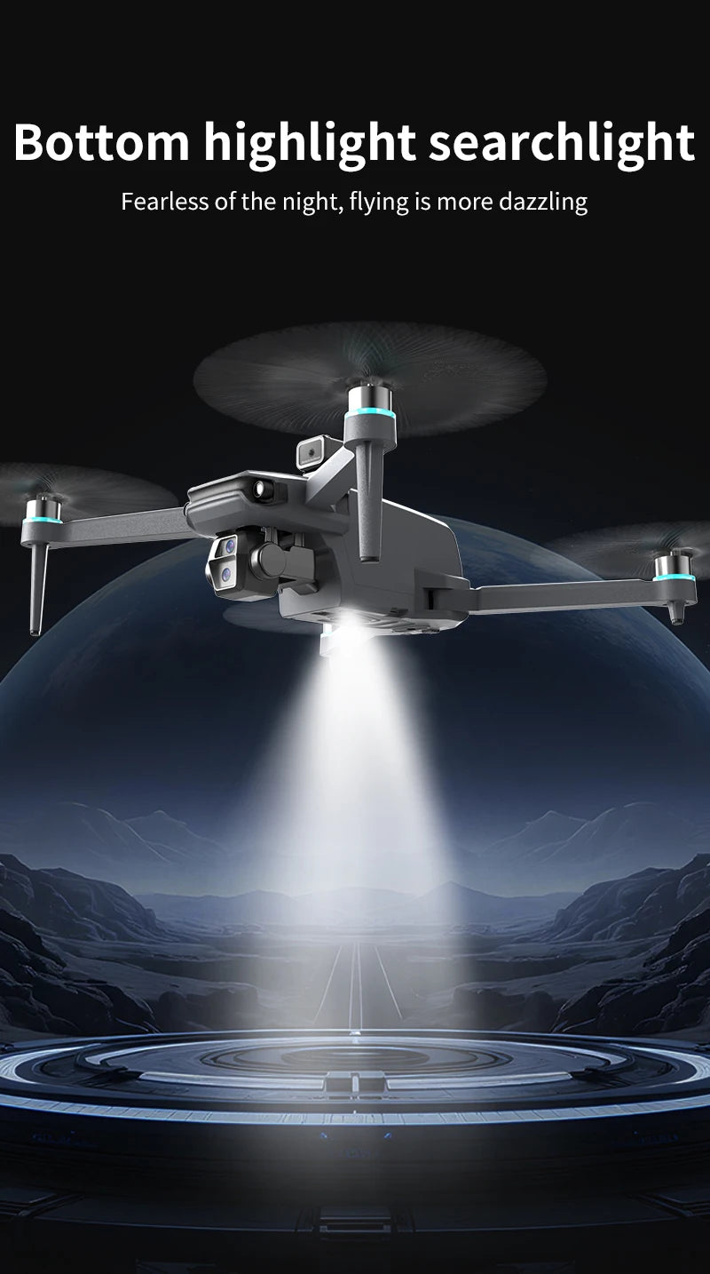 Tidesmit 8K GPS Drone with EIS Stabilization and Obstacle Avoidance Tidesmit