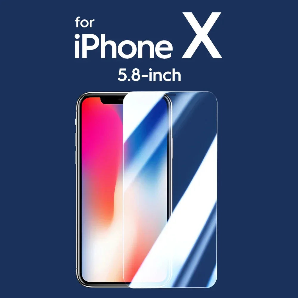 iPhone Screen Protector - 9H Hardness Tempered Glass for iPhone Series for iPhone X China Mainland 2PCS HD Tidesmit