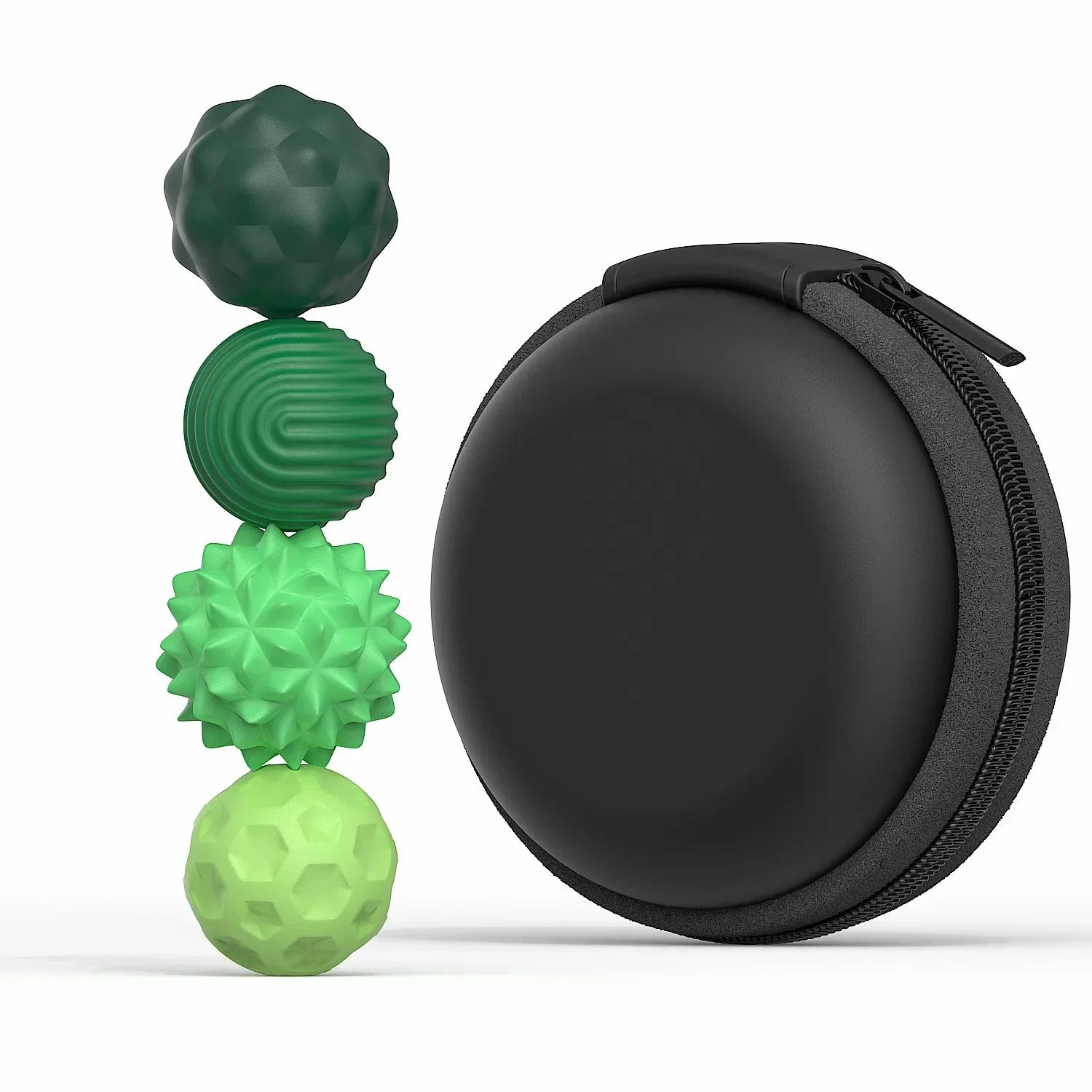 Magnetic Hand Massage Balls for Anxiety Relief - 8 Piece Set Body Shaping Massage Equipment 4PCS Green China Mainland