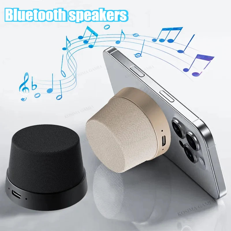 Waterproof Mini Sound Portable Magnetic Speaker White Noise Machine Tws Connected Speaker With Magnetic Phone Stand