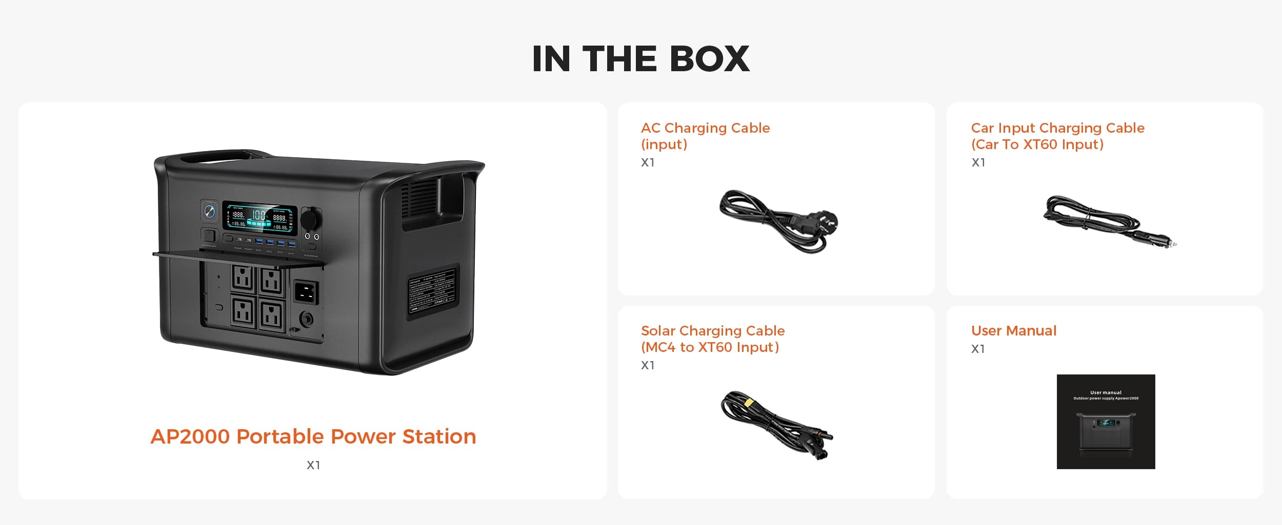 CTOLITY 2400W 200W Power Station Outdoor Camping Portable 2048Wh Solar Generator LiFePO4 Battery 110V 192Wh Power Bank Home Backup Power Supply Emergency Battery