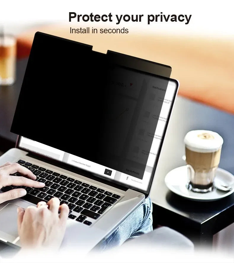 Magnetic Privacy Screen Protector for MacBook | Anti-Glare & Anti-Scratch Tidesmit