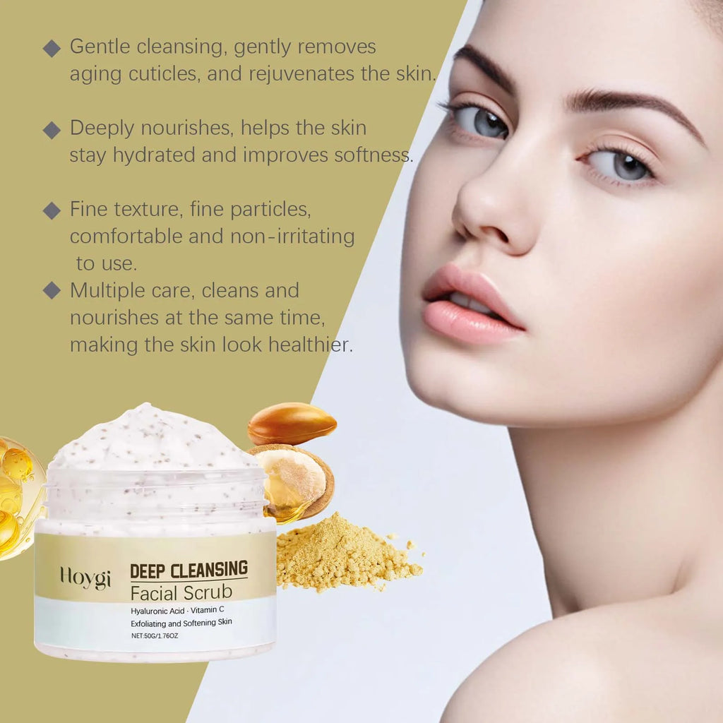 Deep Cleansing Facial Scrub – Pore Refining Exfoliator by Tidesmit Scrubs Treatments Tidesmit