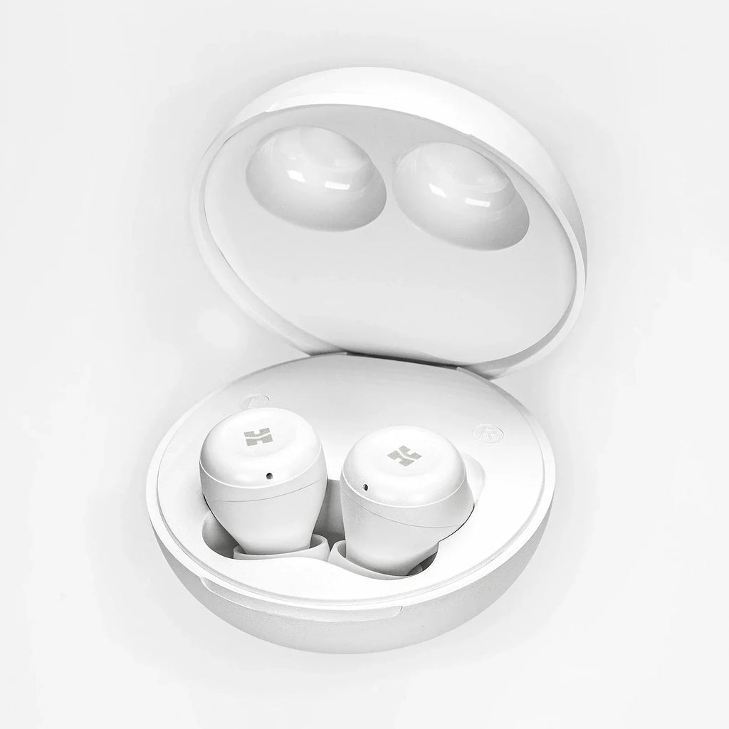 True Wireless Earbuds ANC Tidesmit - White Active Noise Canceling Tidesmit