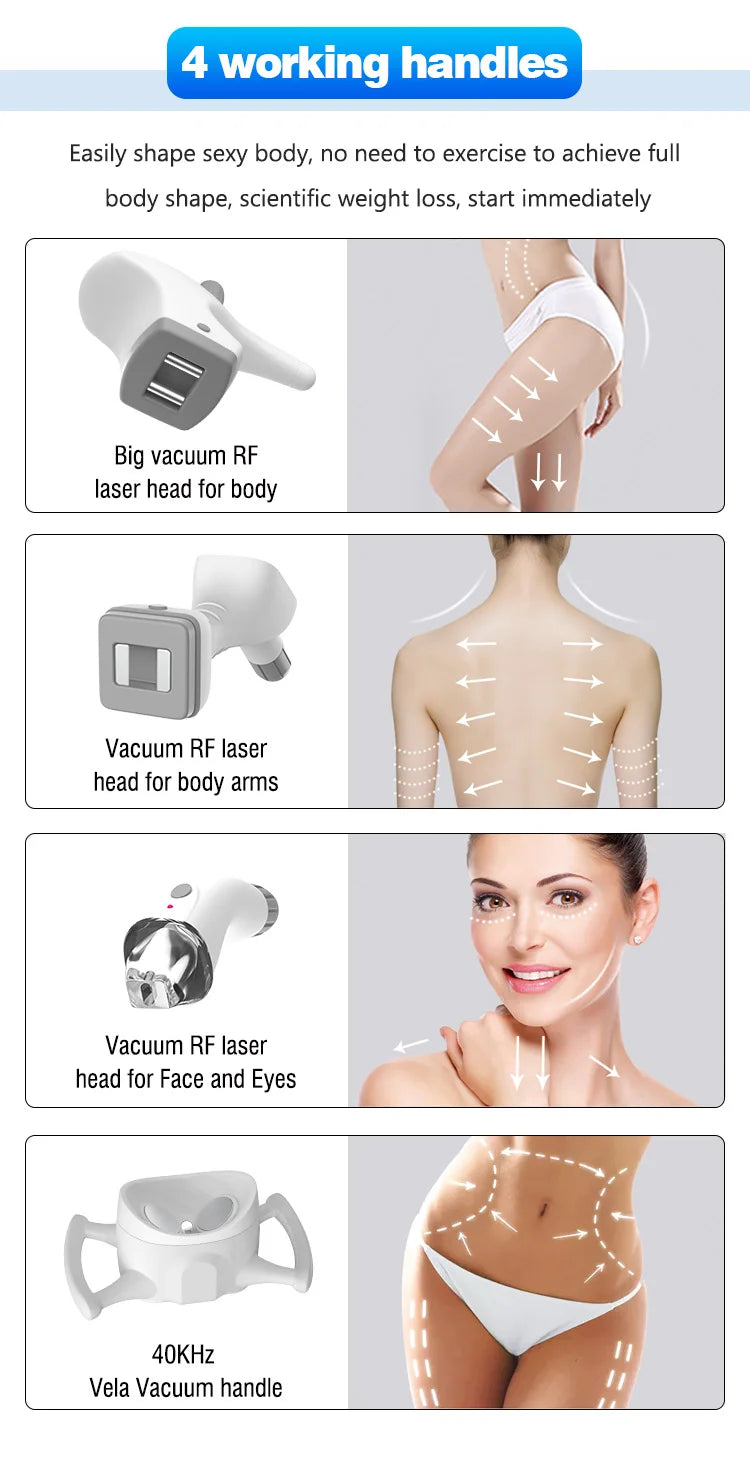 Body Shaping Cavitation Machine for Professional Slimming and Firming Body Shaping Massage Equipment Tidesmit