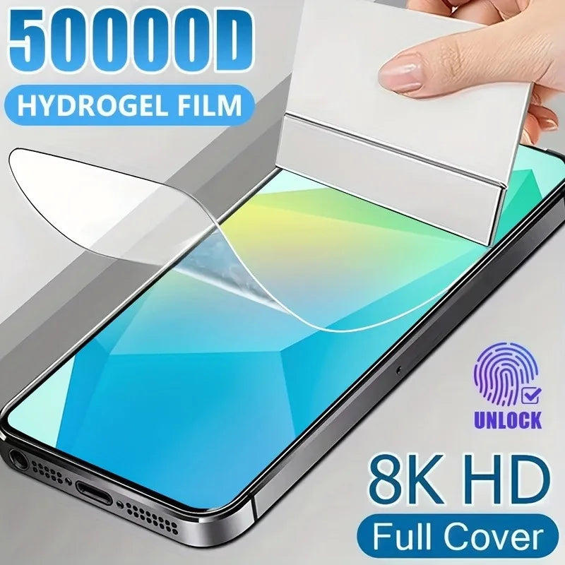 3Pcs Hydrogel Film for Samsung A56 A55 A54 A36 A35 A34 A26 A25 A24 A16 A15 Screen Protector for Samsung A53 A33 A23 A13 A52 A32 AE 3 Pieces Hydrogel Film Tidesmit
