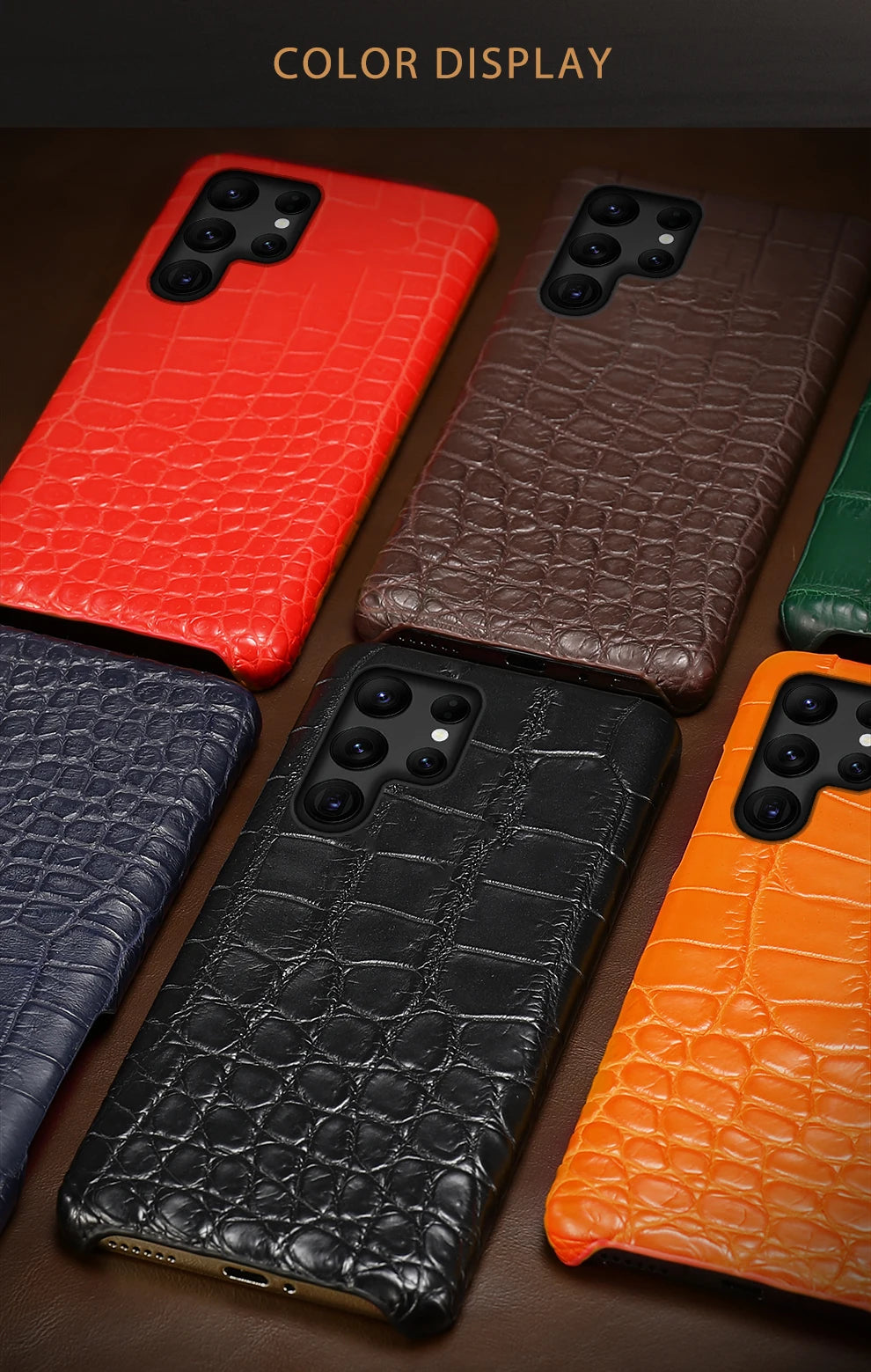 Samsung Galaxy S25 Ultra Leather Case - Slim Military-Grade Protection Tidesmit