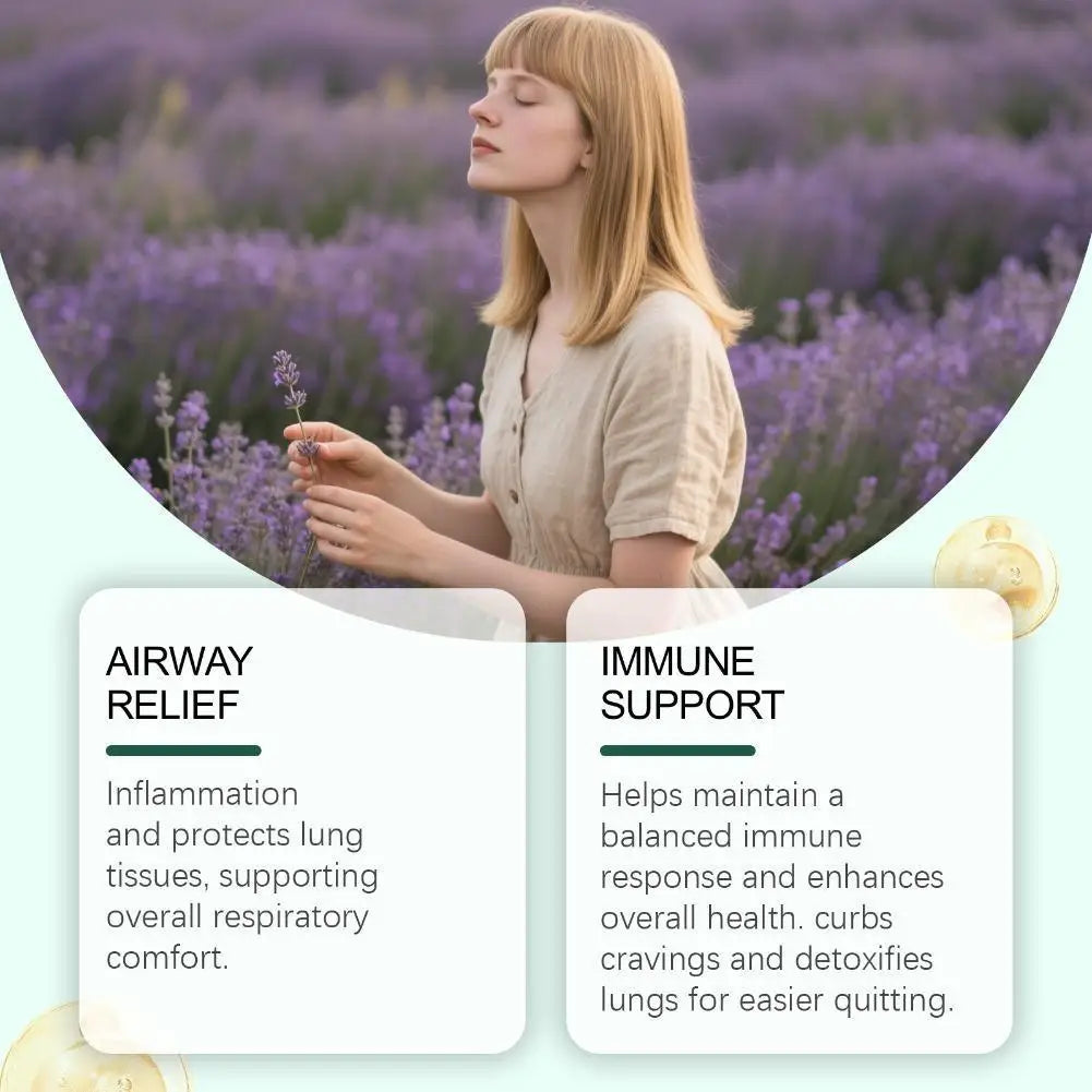 Fast Absorption Lung Clean Drops Natural Mullein Leaf Extract 30000mg Daily Respiratory Care Drops