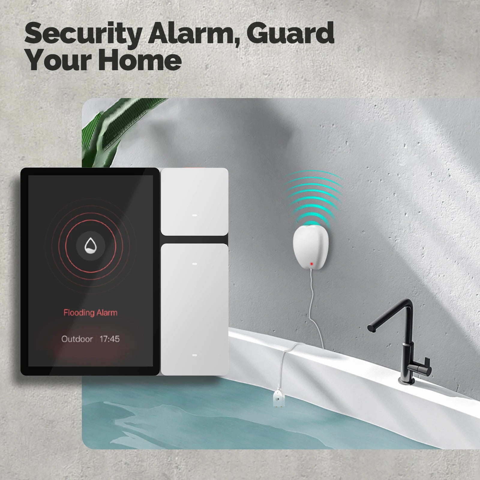 Smart Home Control Panel 3.5 Inch Touch Screen Wi-Fi Hub (EU Standard) Tidesmit