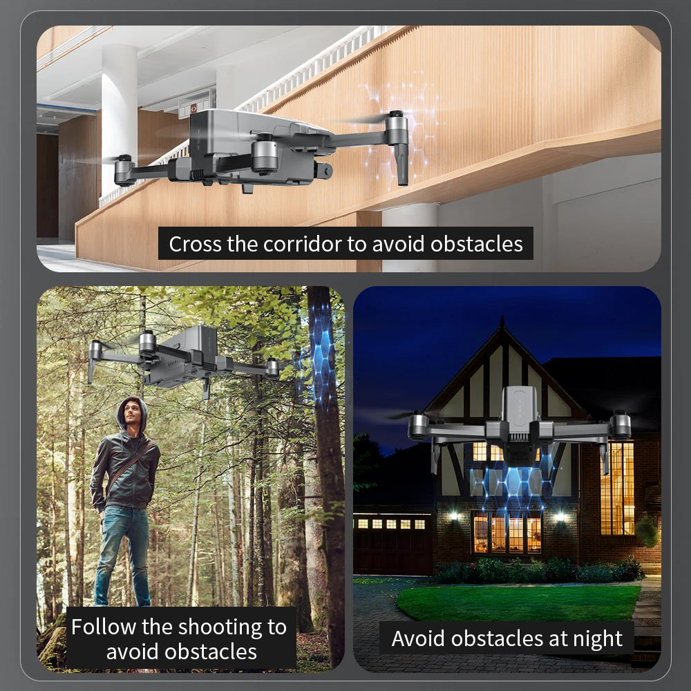 4K GPS Camera Drone with Obstacle Avoidance and Gimbal - Tidesmit Tidesmit