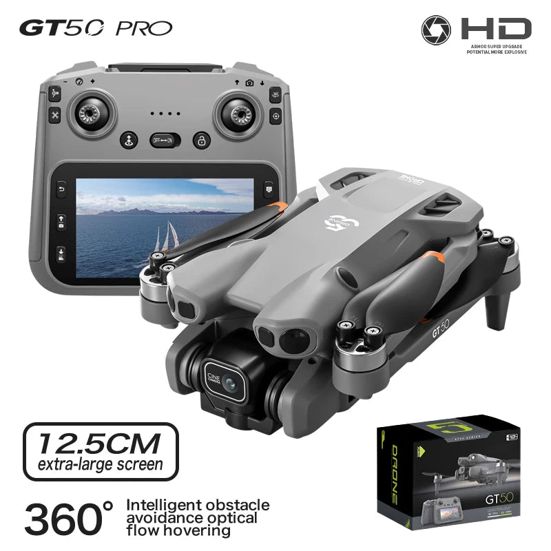 Mini 4K Camera Drone - Foldable GPS Drone with Obstacle Avoidance Tidesmit