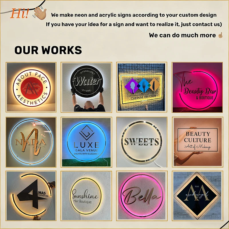 Custom Neon Sign: Personalized LED Name Light for Professional Wall Decor Tidesmit