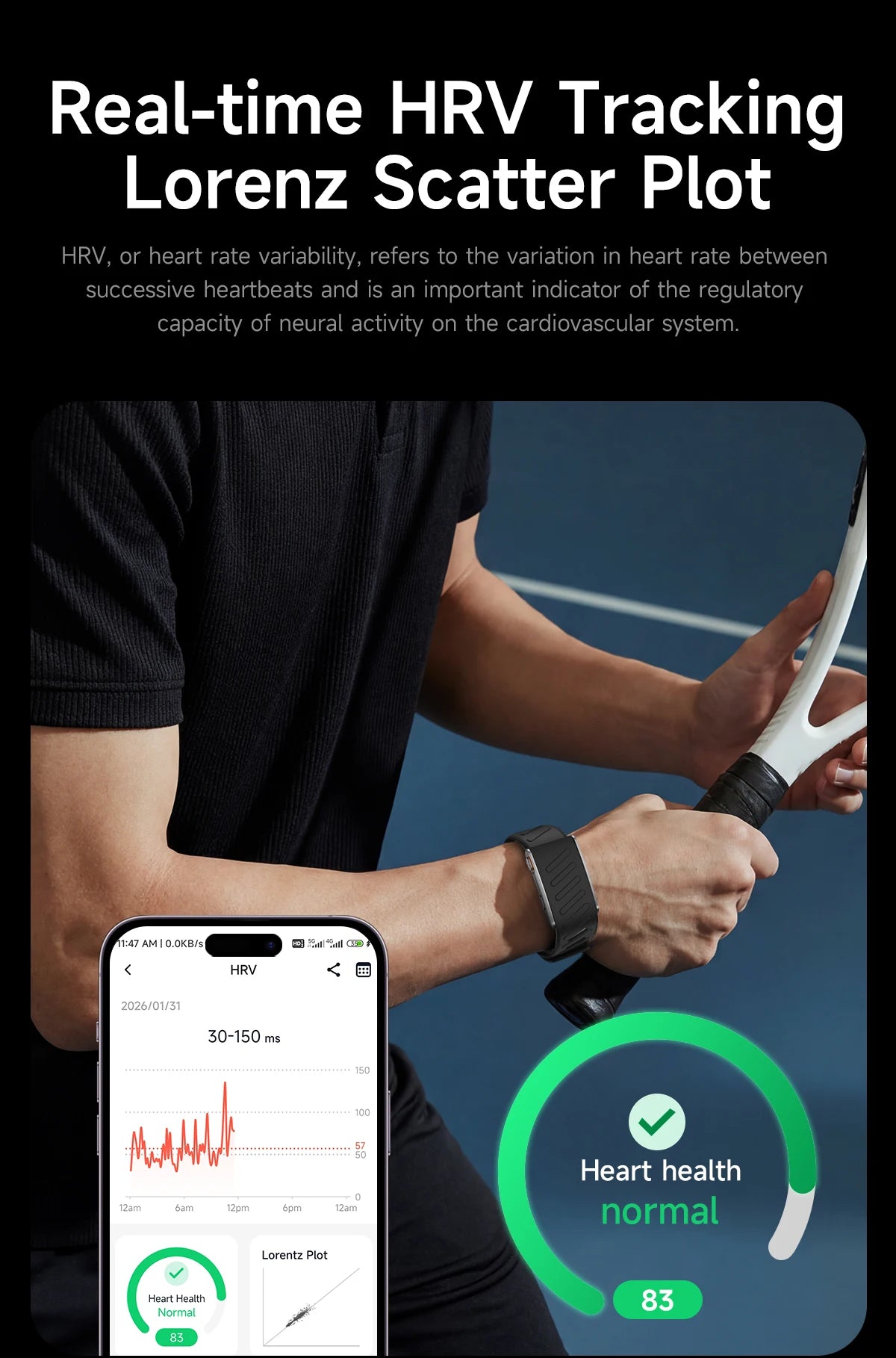 2026New Sport Fitness Tracker Smart Band Blood Oxygen Pressure Uric Acid Blood Lipid ECG Waterproof Smart Bracelet For Men Women