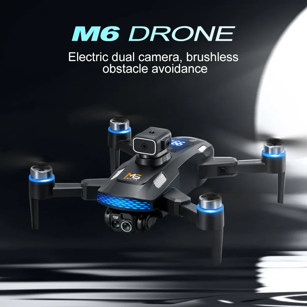 8K Camera Drone with FPV Screen Remote Control - Black Tidesmit
