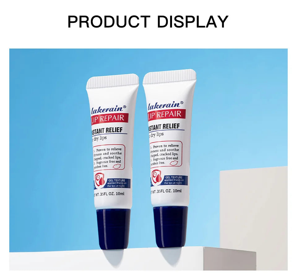 Lip Repair Gel: Instant Moisturizing Balm for Dry Lips - 2 Pack Lip Care Tidesmit