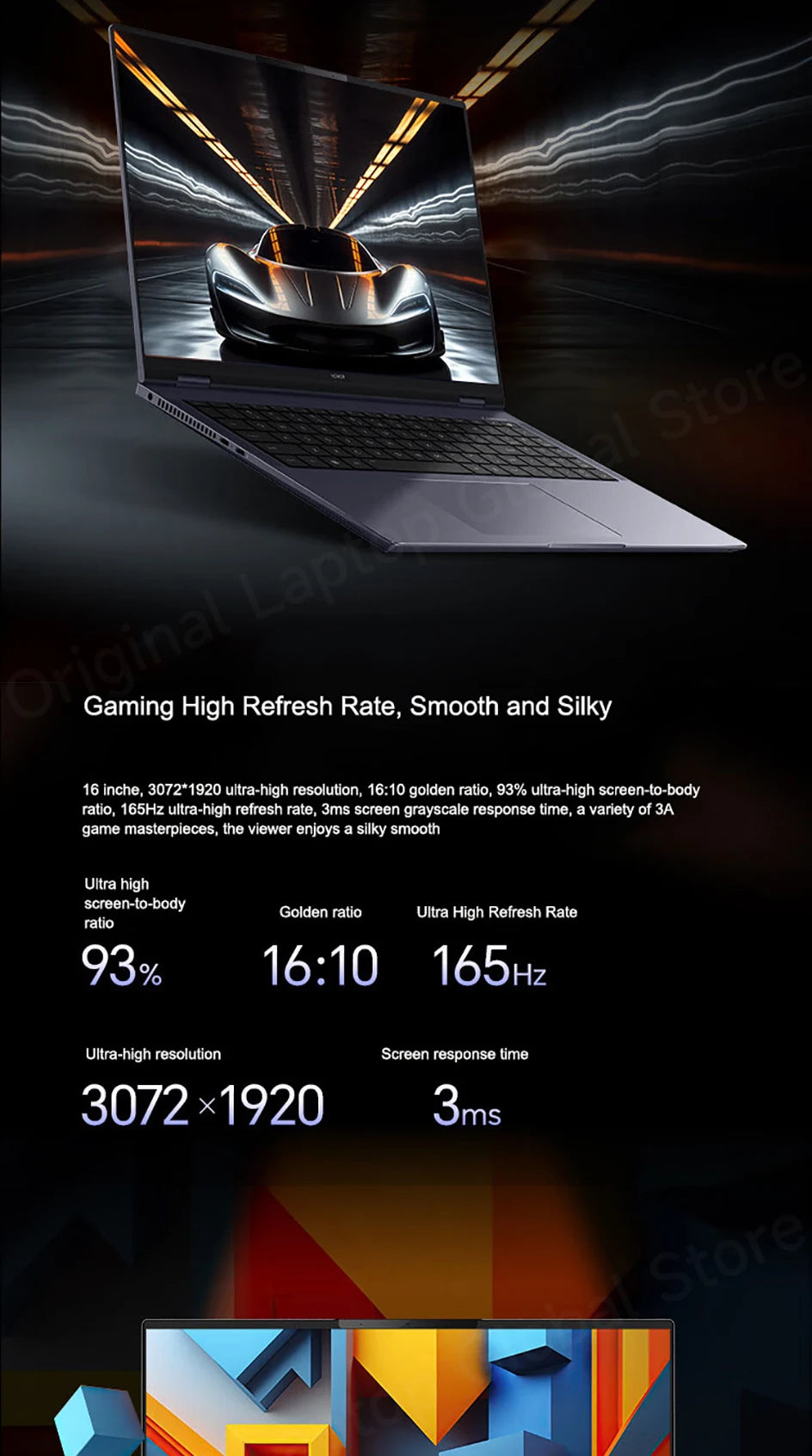 HONOR MagicBook Pro 16 HUNTER  16-inch 2024 Gaming Laptop Ultra5/Ultra7 24GB/32GB 1TB/2TB RTX4060 165Hz 3K Gaming Screen Laptop