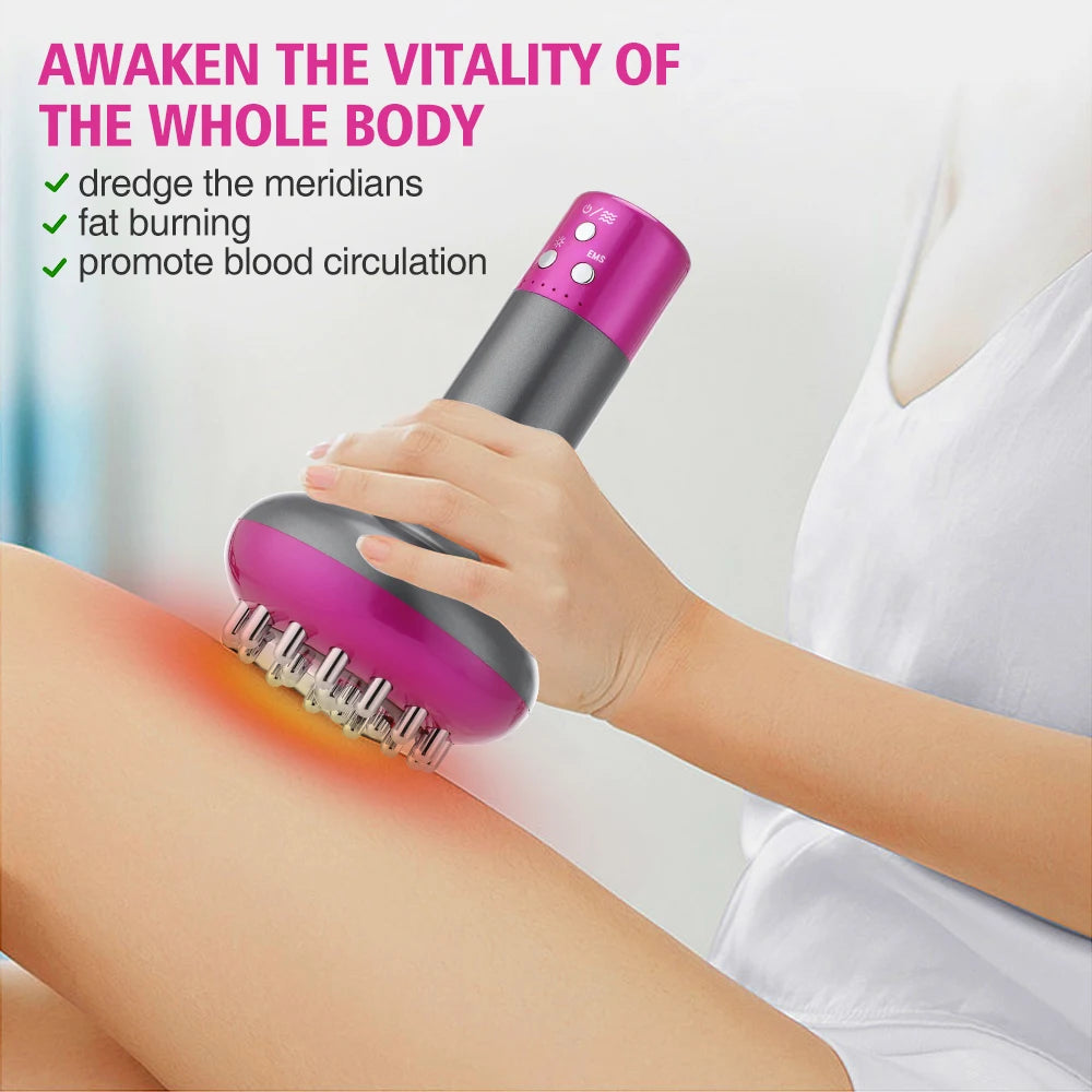 Electric Gua Sha Tool - Rechargeable Body Massager for Stress Relief Relaxation Treatment Tidesmit