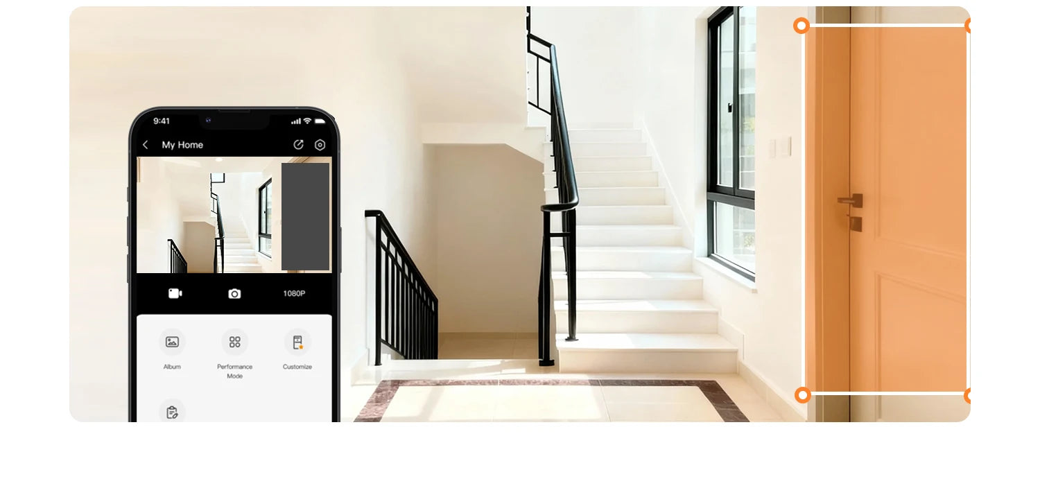 IMOU Smart Cat Eye 4.3'' Color Monitor, 5MP Wireless Video Camera,  2.4/5GHz Wi-Fi Intercom Doorbell