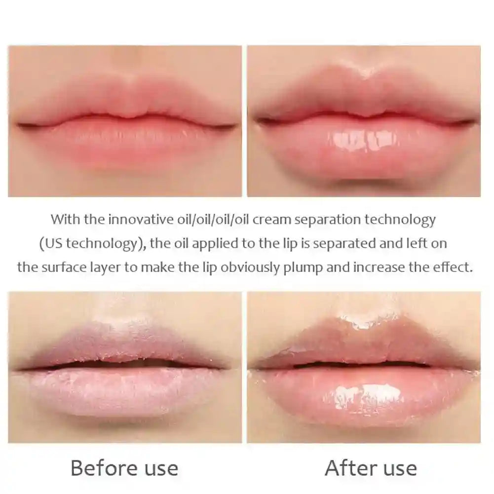 Liquid Lip Plumper Gloss | Hydrating Long Lasting Nourishing Lip Oil Lip Care Tidesmit