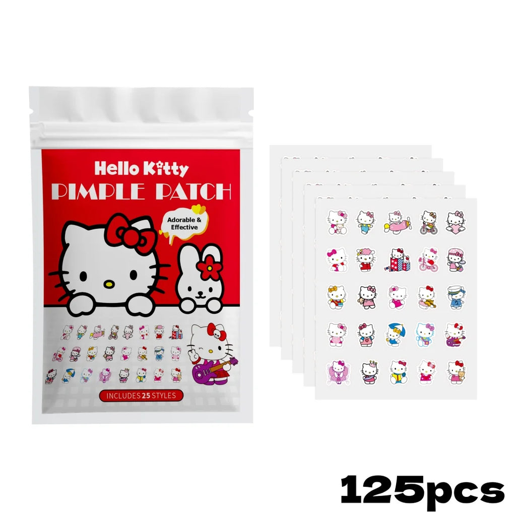 Acne patches, acne stickers, facial acne patches, concealer, concealer stickers 125PCS hello kitty