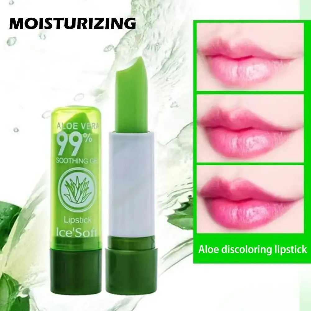 Aloe Vera Color Changing Lipstick - Hydrating Lip Balm Treatment Lip Care Tidesmit