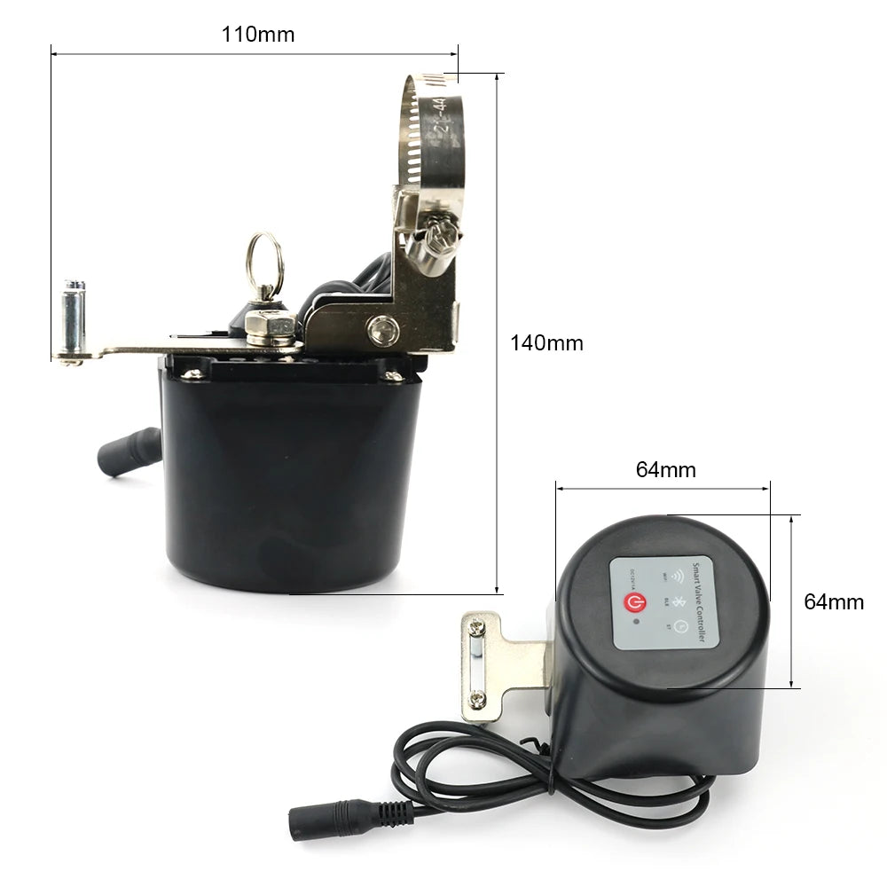 Smart WiFi Gas Valve Controller - App-Controlled Auto Shut-Off Valve Tidesmit